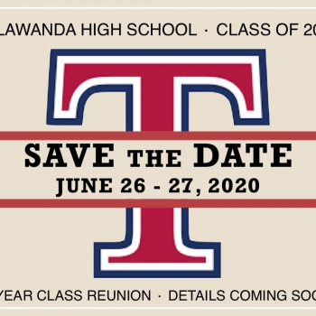 Save the Date notice for reunion